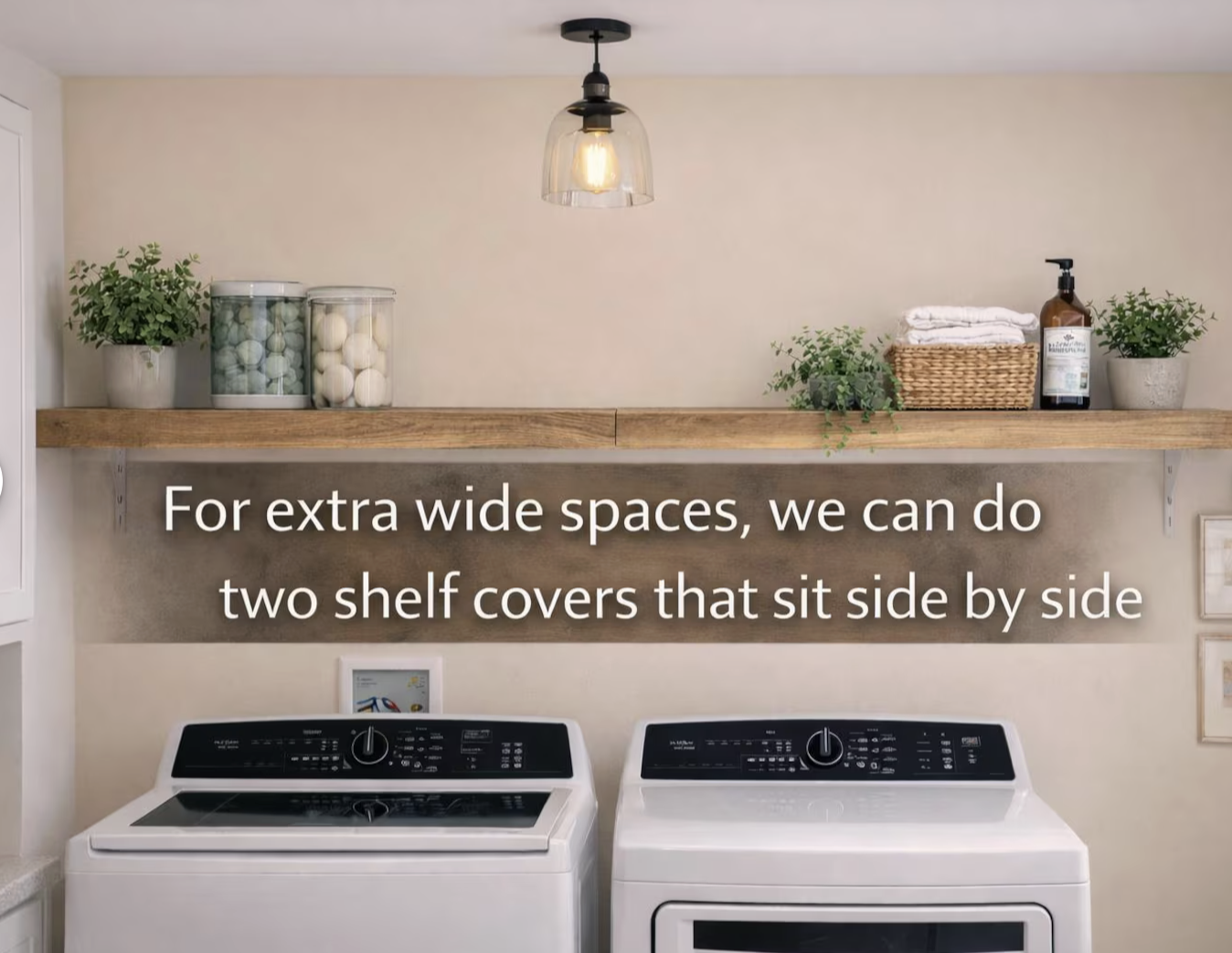 Laundry shelving install